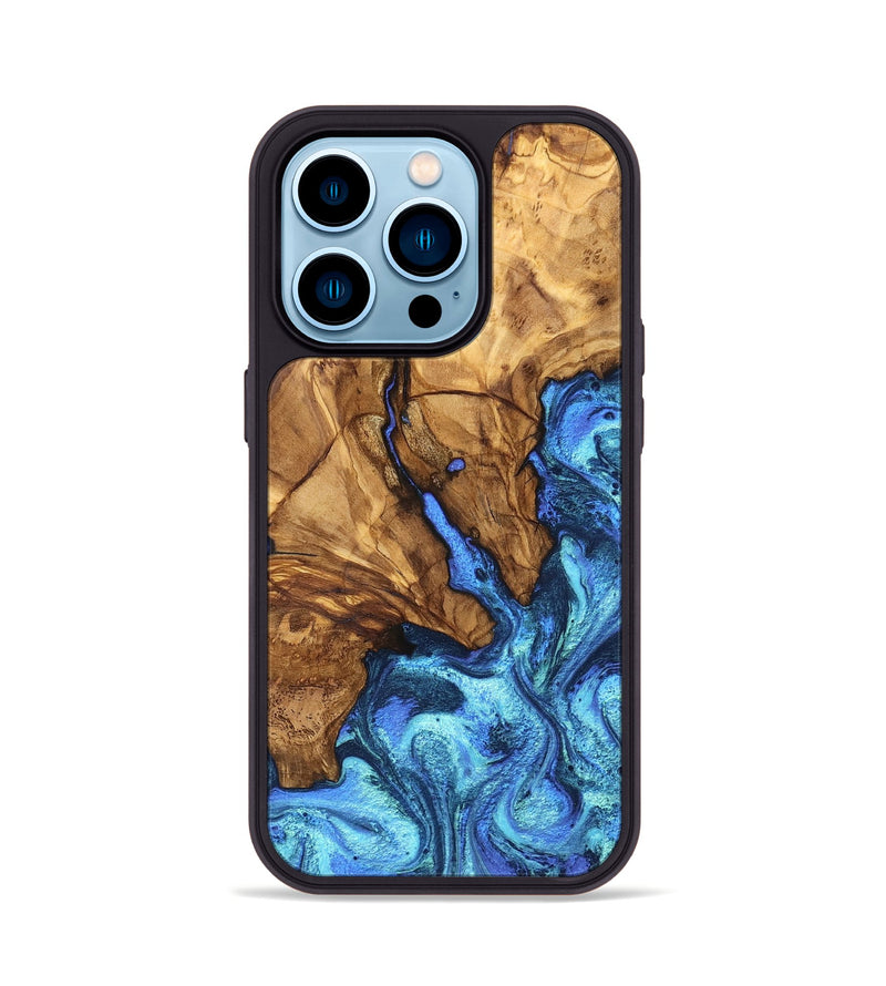 iPhone 14 Pro Wood Phone Case - Jax (Ancient Olive, 823793)
