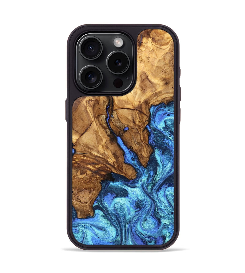 iPhone 15 Pro Wood Phone Case - Jax (Ancient Olive, 823793)