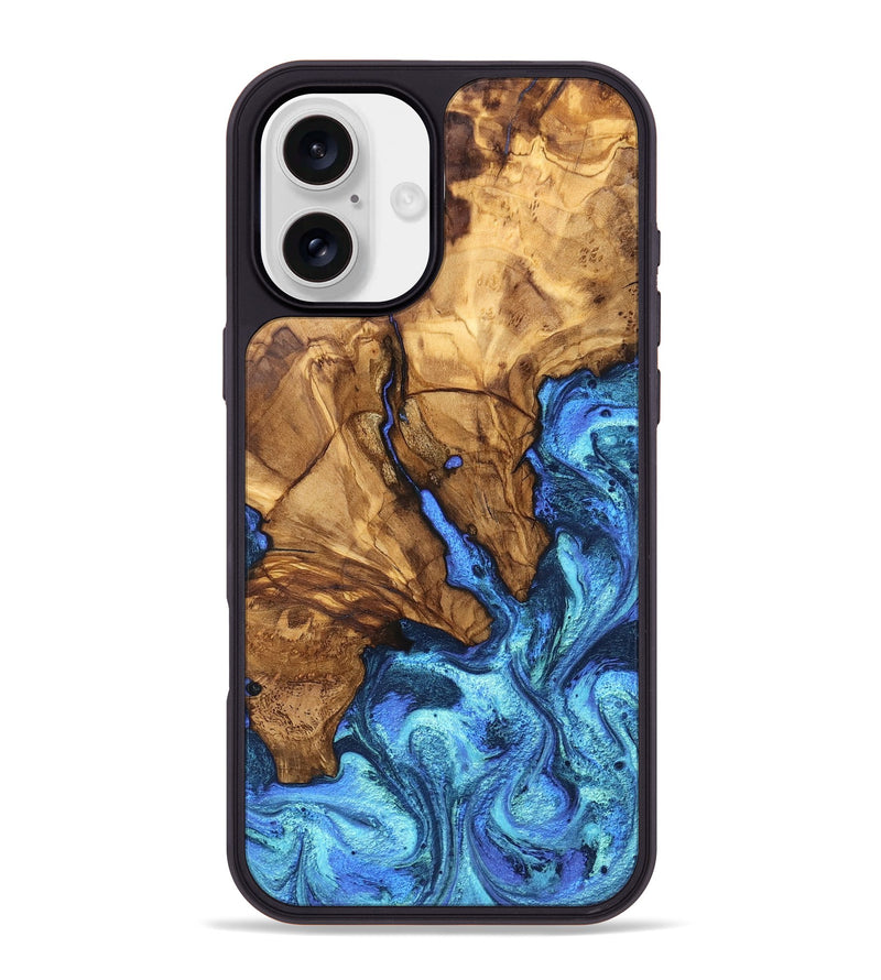 iPhone 16 Plus Wood Phone Case - Jax (Ancient Olive, 823793)
