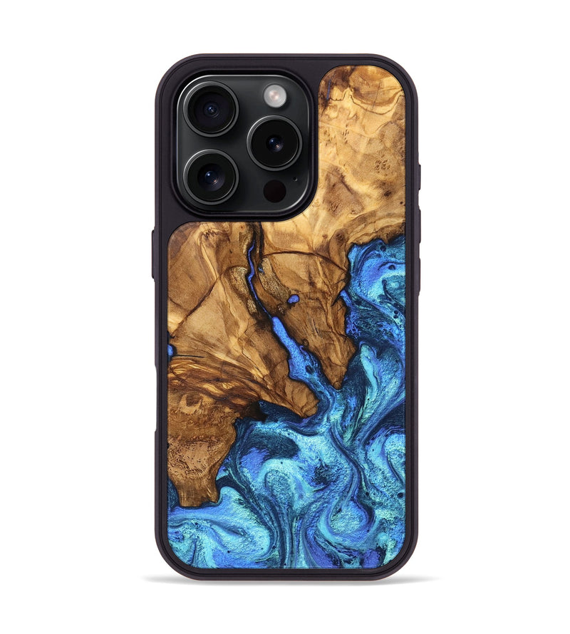 iPhone 16 Pro Wood Phone Case - Jax (Ancient Olive, 823793)