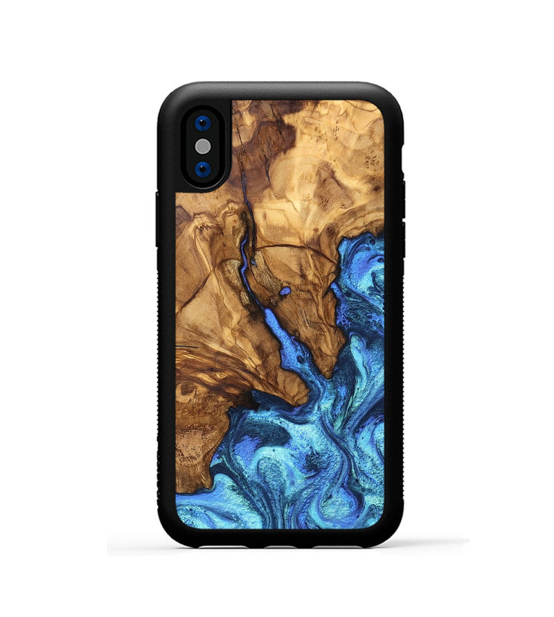 iPhone Xs Wood Phone Case - Jax (Ancient Olive, 823793)