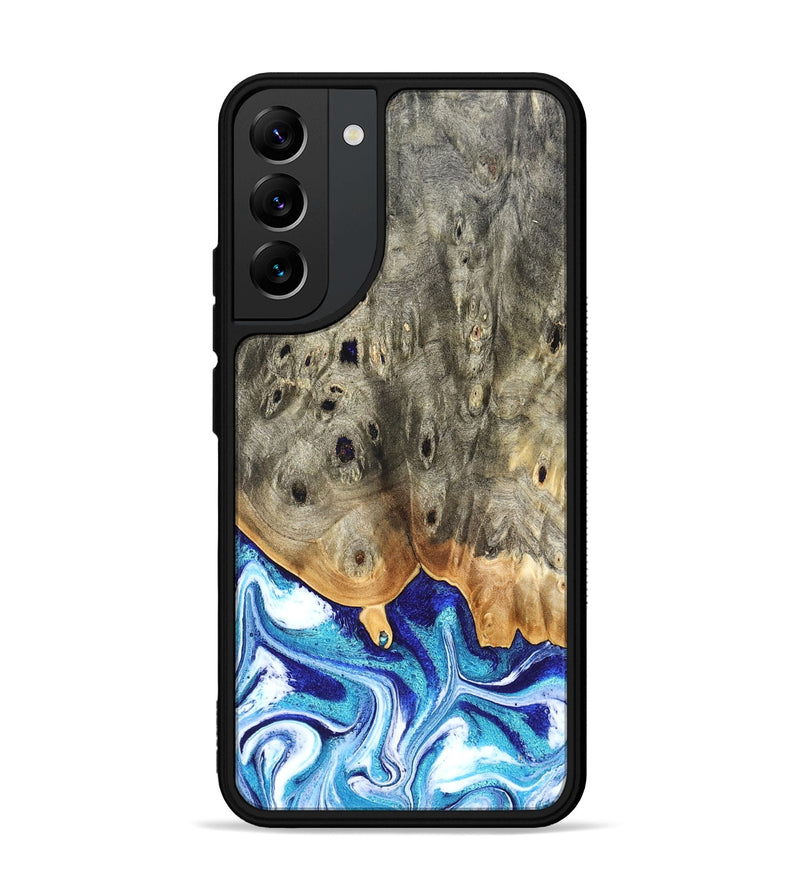 Galaxy S22 Plus Wood Phone Case - Sherry (Blue, 823794)