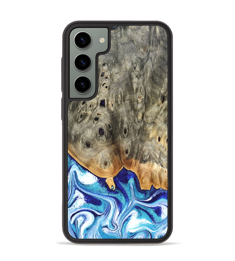 Galaxy S23 Plus Wood Phone Case - Sherry (Blue, 823794)