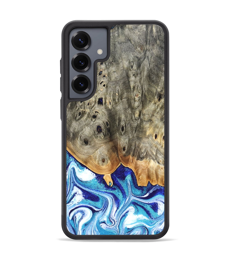 Galaxy S25 Plus Wood Phone Case - Sherry (Blue, 823794)