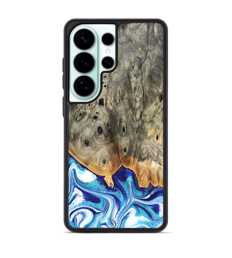 Galaxy S26 Ultra Wood Phone Case - Sherry (Blue, 823794)