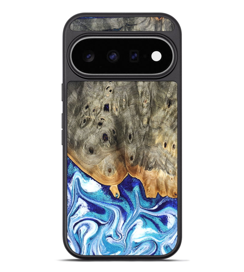Pixel 11 Pro XL Wood Phone Case - Sherry (Blue, 823794)