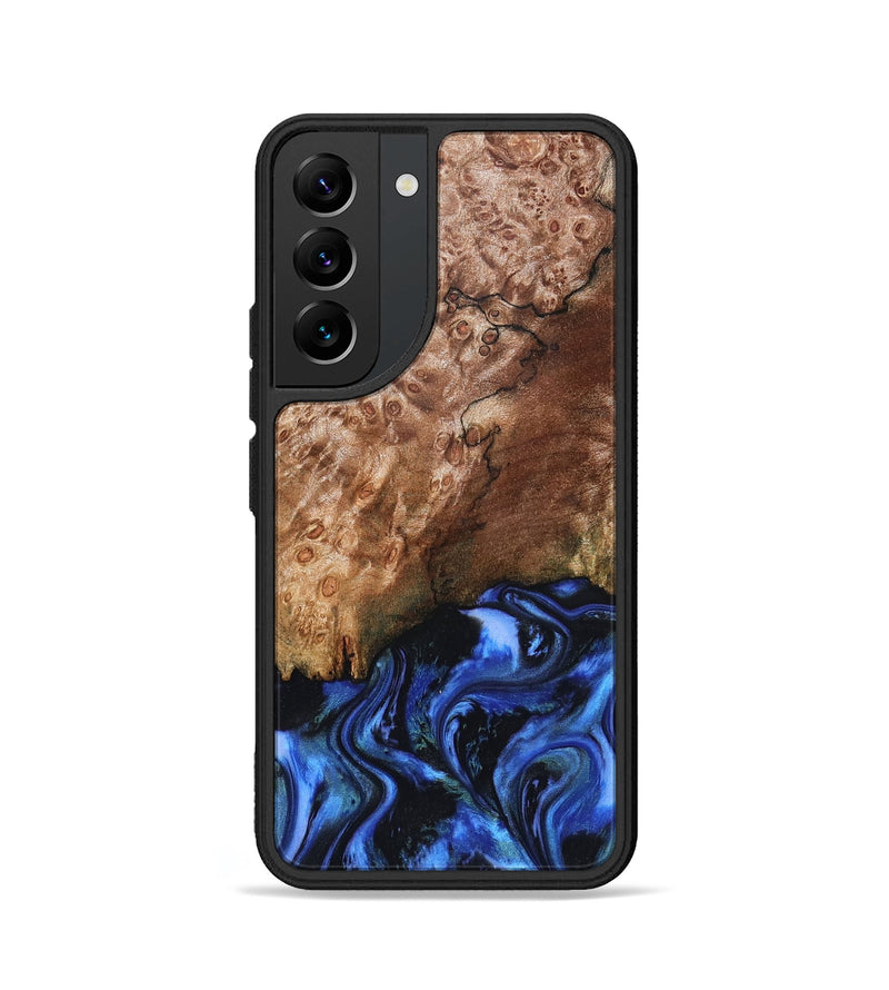 Galaxy S22 Wood Phone Case - Kaya (Blue, 823797)