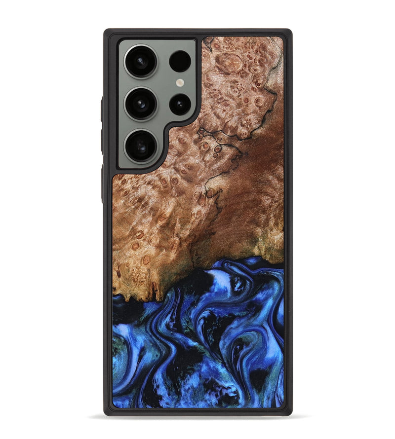 Galaxy S23 Ultra Wood Phone Case - Kaya (Blue, 823797)