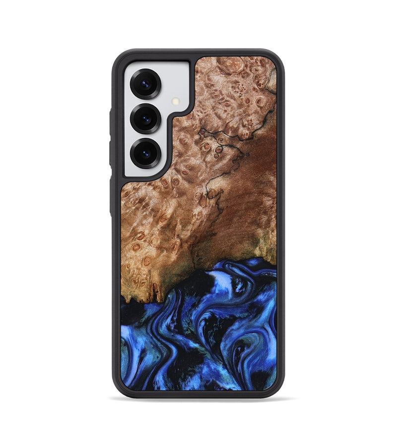 Galaxy S25 Wood Phone Case - Kaya (Blue, 823797)