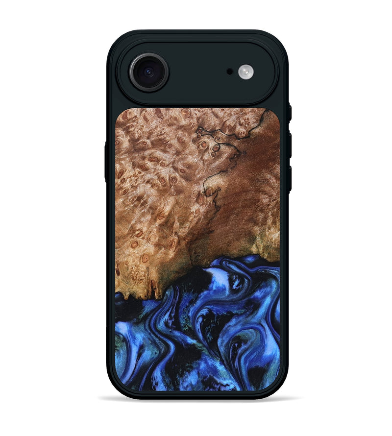 iPhone 17 Air Wood Phone Case - Kaya (Blue, 823797)