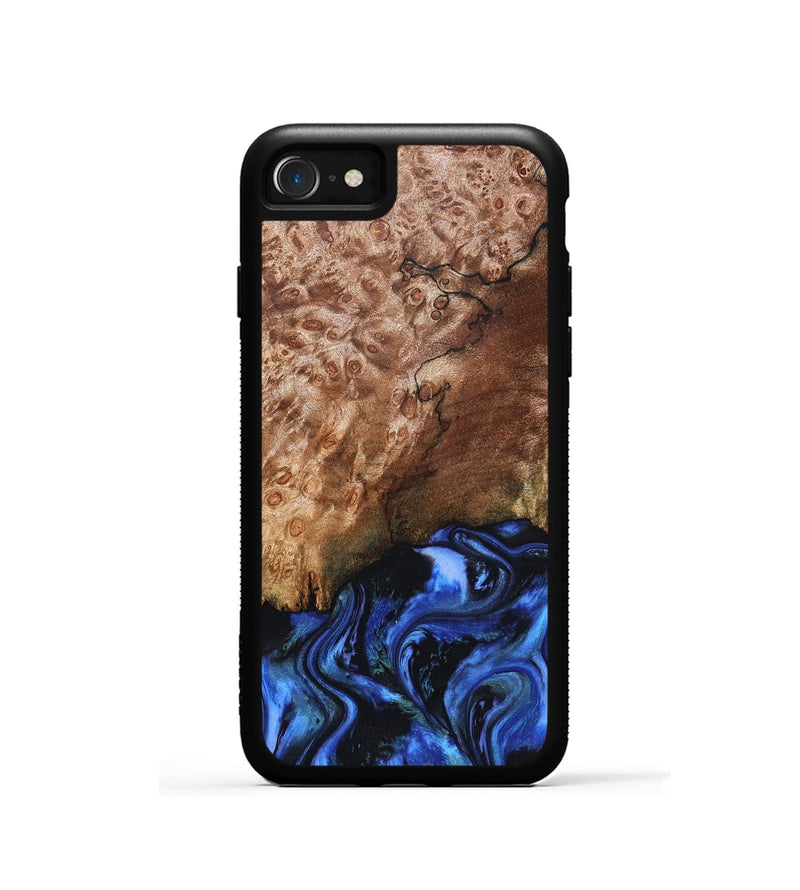 iPhone SE Wood Phone Case - Kaya (Blue, 823797)