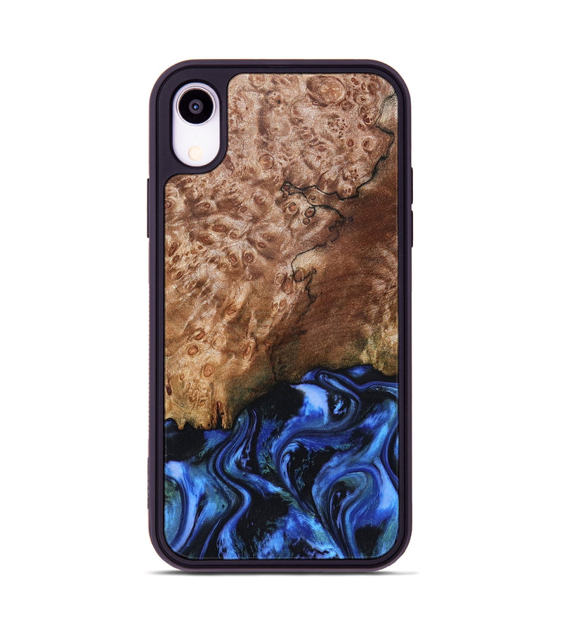 iPhone Xr Wood Phone Case - Kaya (Blue, 823797)