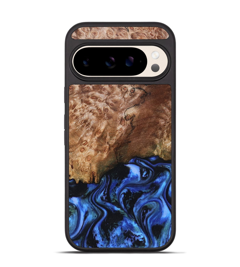 Pixel 10 Wood Phone Case - Kaya (Blue, 823797)