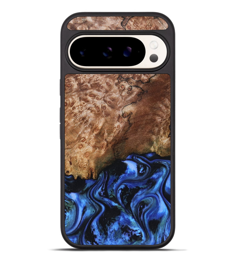 Pixel 9 Pro XL Wood Phone Case - Kaya (Blue, 823797)
