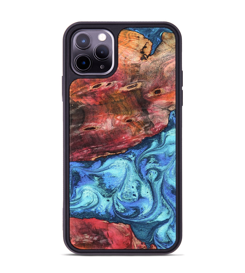 iPhone 11 Pro Max Wood Phone Case - Mittie (Merica, 823798)