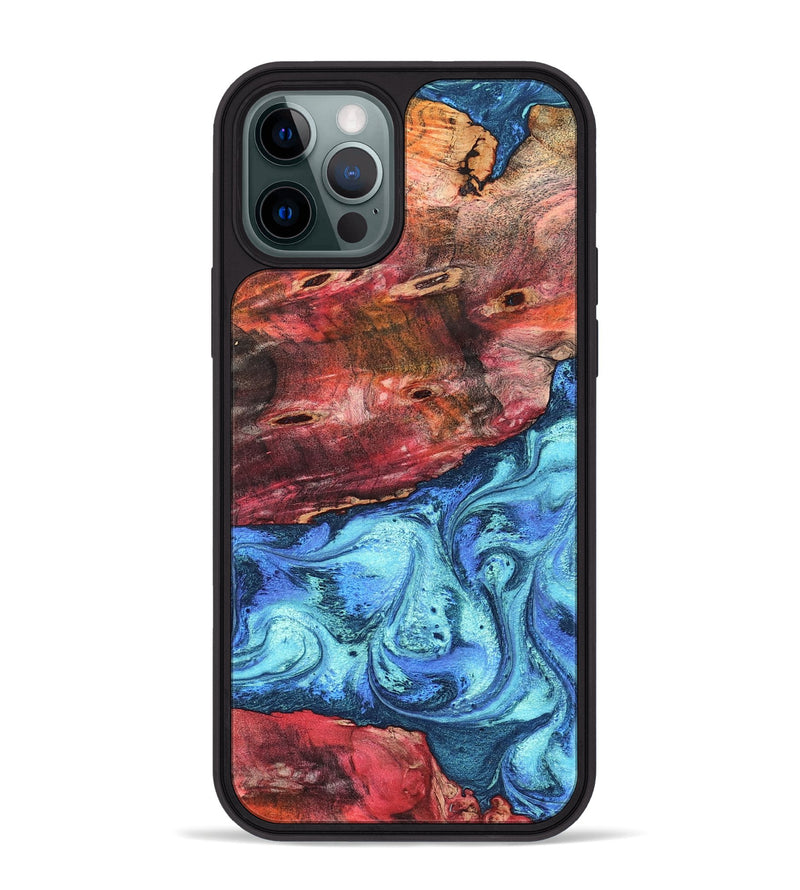 iPhone 12 Pro Max Wood Phone Case - Mittie (Merica, 823798)