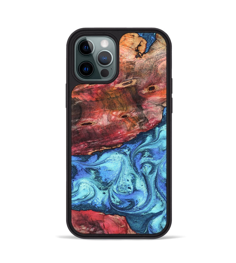 iPhone 12 Pro Wood Phone Case - Mittie (Merica, 823798)