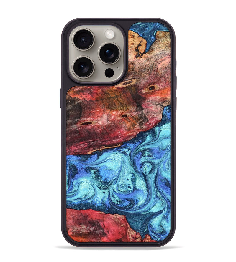 iPhone 15 Pro Max Wood Phone Case - Mittie (Merica, 823798)