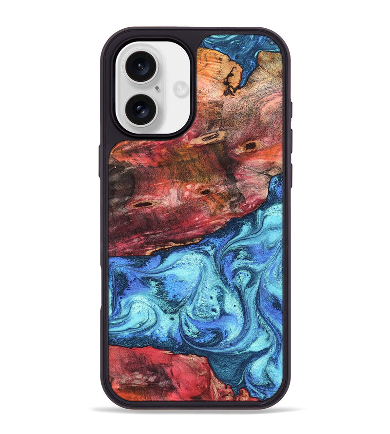 iPhone 16 Plus Wood Phone Case - Mittie (Merica, 823798)