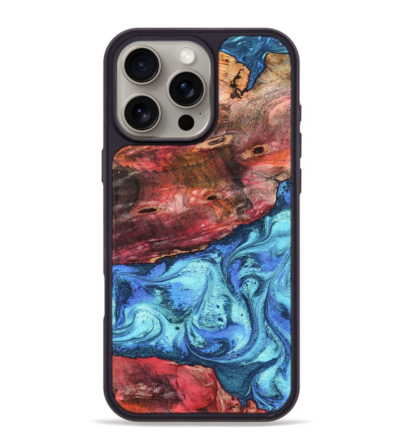 iPhone 16 Pro Max Wood Phone Case - Mittie (Merica, 823798)