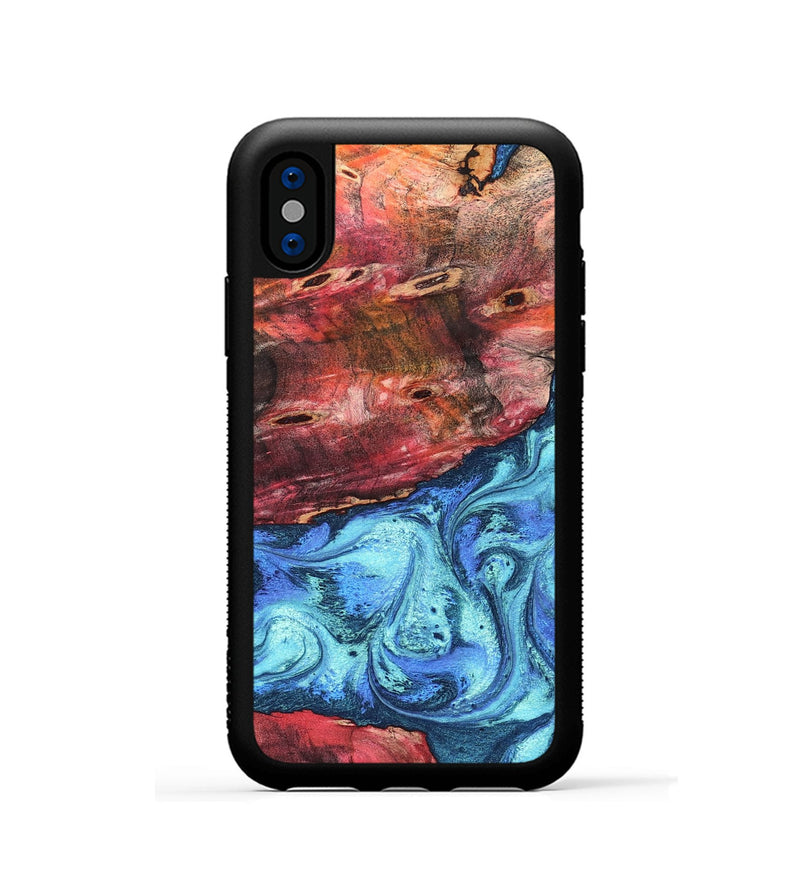 iPhone Xs Wood Phone Case - Mittie (Merica, 823798)