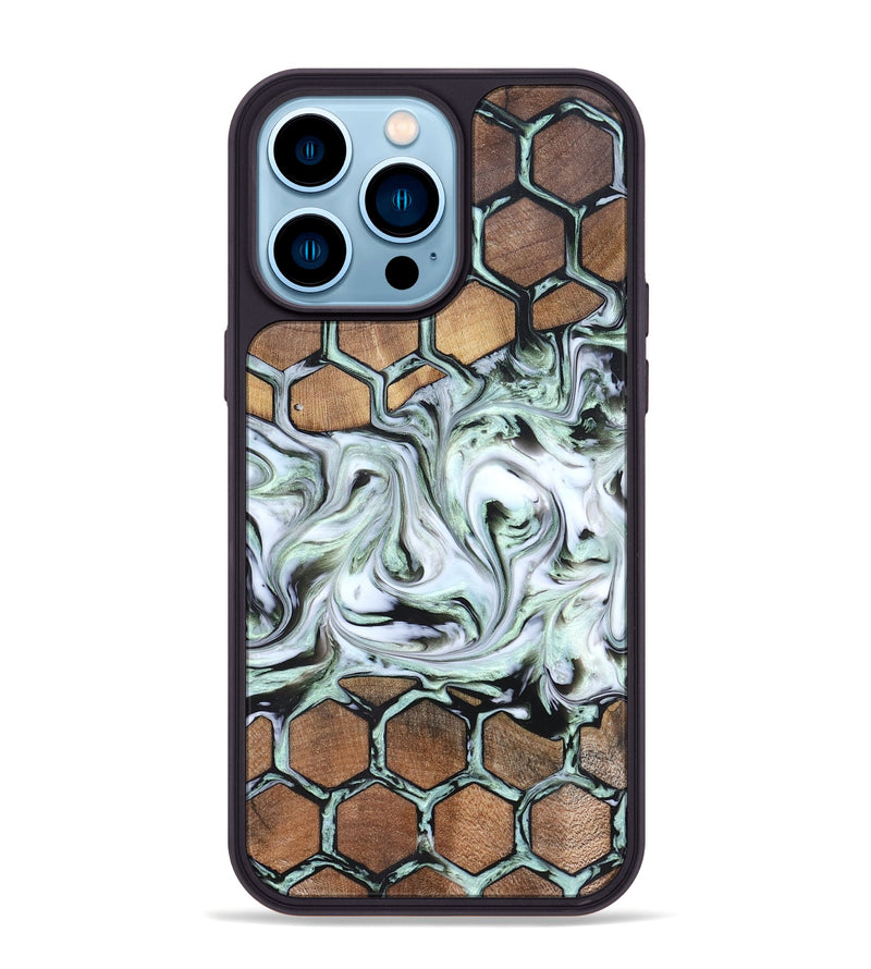iPhone 14 Pro Max Wood Phone Case - Kayley (Pattern, 823802)