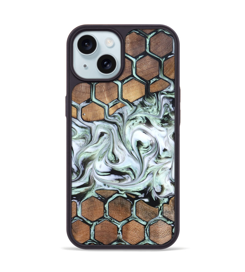iPhone 15 Wood Phone Case - Kayley (Pattern, 823802)