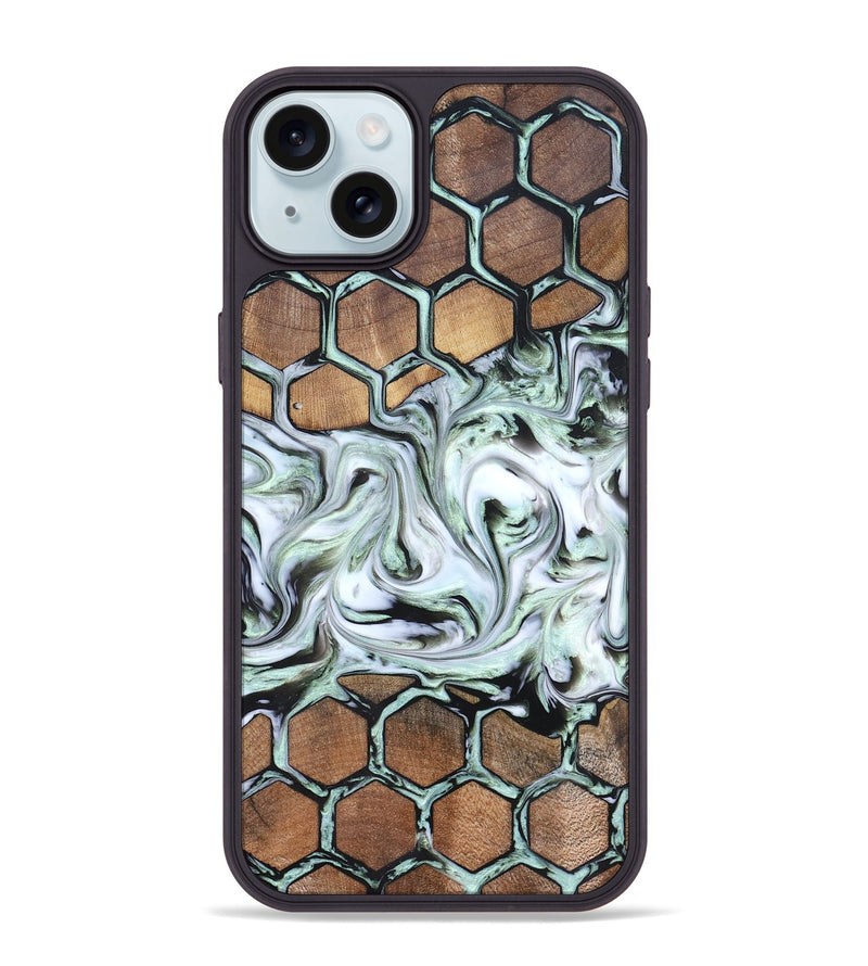 iPhone 15 Plus Wood Phone Case - Kayley (Pattern, 823802)