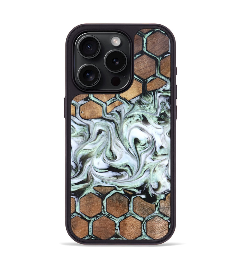 iPhone 15 Pro Wood Phone Case - Kayley (Pattern, 823802)