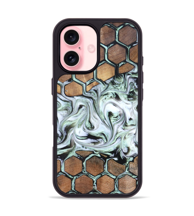 iPhone 16 Wood Phone Case - Kayley (Pattern, 823802)