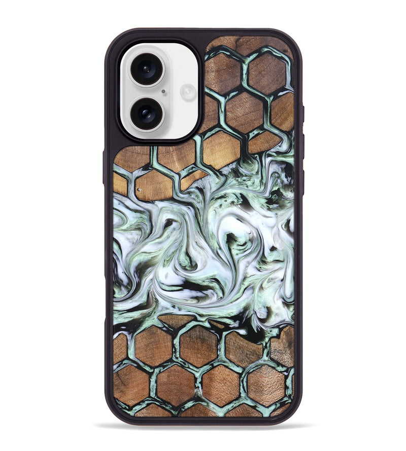 iPhone 16 Plus Wood Phone Case - Kayley (Pattern, 823802)