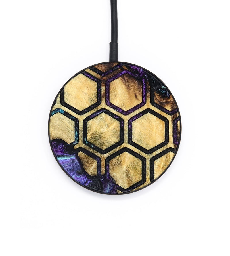 Circle Wood Wireless Charger - Bobbie (Pattern, 823803)