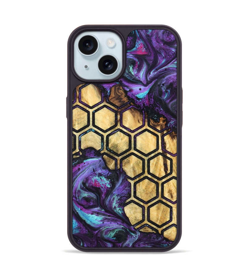 iPhone 15 Wood Phone Case - Bobbie (Pattern, 823803)