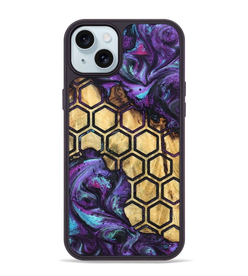iPhone 15 Plus Wood Phone Case - Bobbie (Pattern, 823803)
