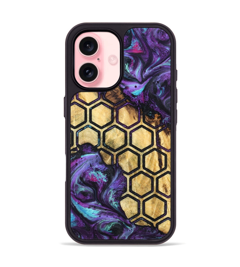 iPhone 16 Wood Phone Case - Bobbie (Pattern, 823803)