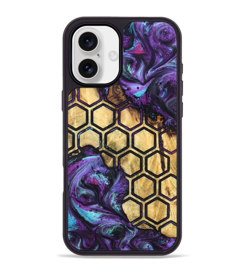 iPhone 16 Plus Wood Phone Case - Bobbie (Pattern, 823803)