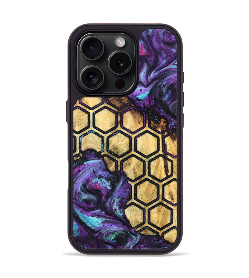 iPhone 16 Pro Wood Phone Case - Bobbie (Pattern, 823803)