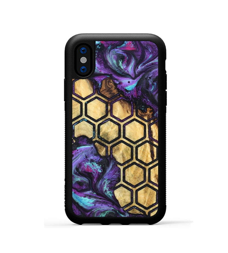iPhone Xs Wood Phone Case - Bobbie (Pattern, 823803)