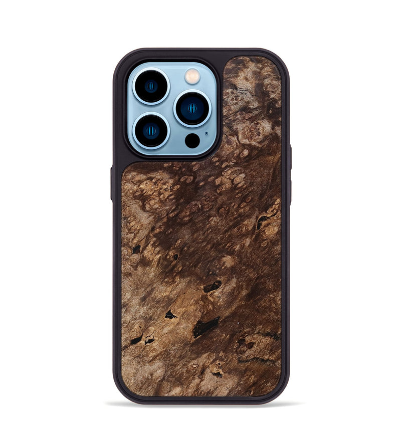 iPhone 14 Pro Wood Phone Case - Kamden (Wood Burl, 823819)