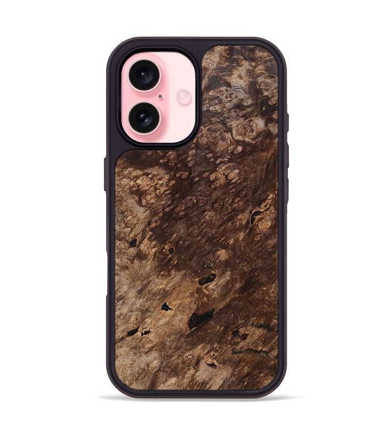 iPhone 16 Wood Phone Case - Kamden (Wood Burl, 823819)