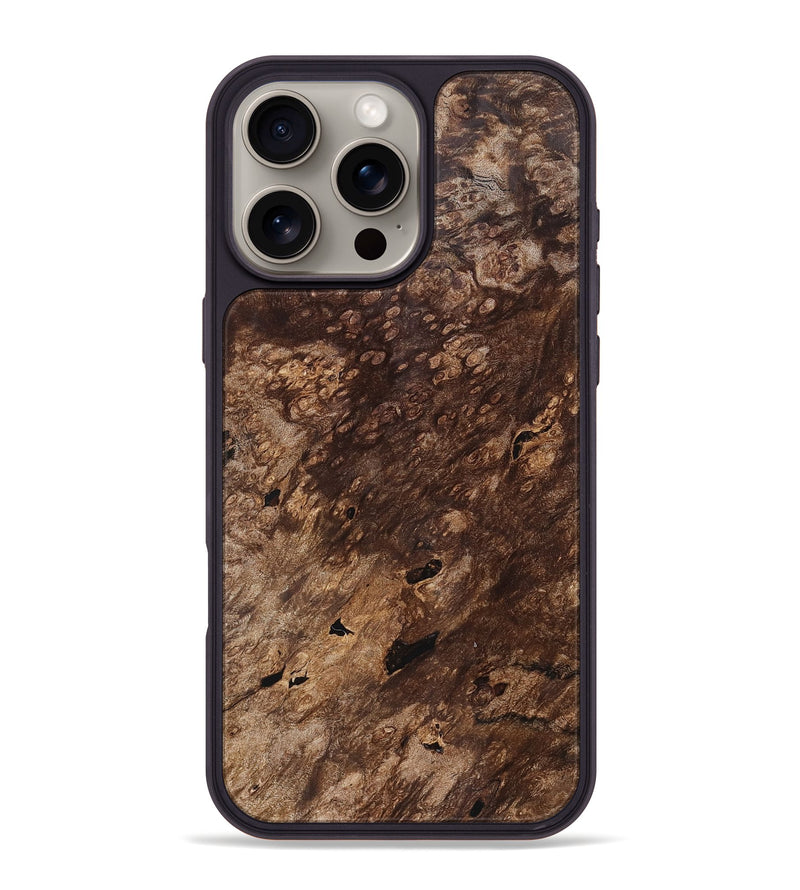 iPhone 16 Pro Max Wood Phone Case - Kamden (Wood Burl, 823819)