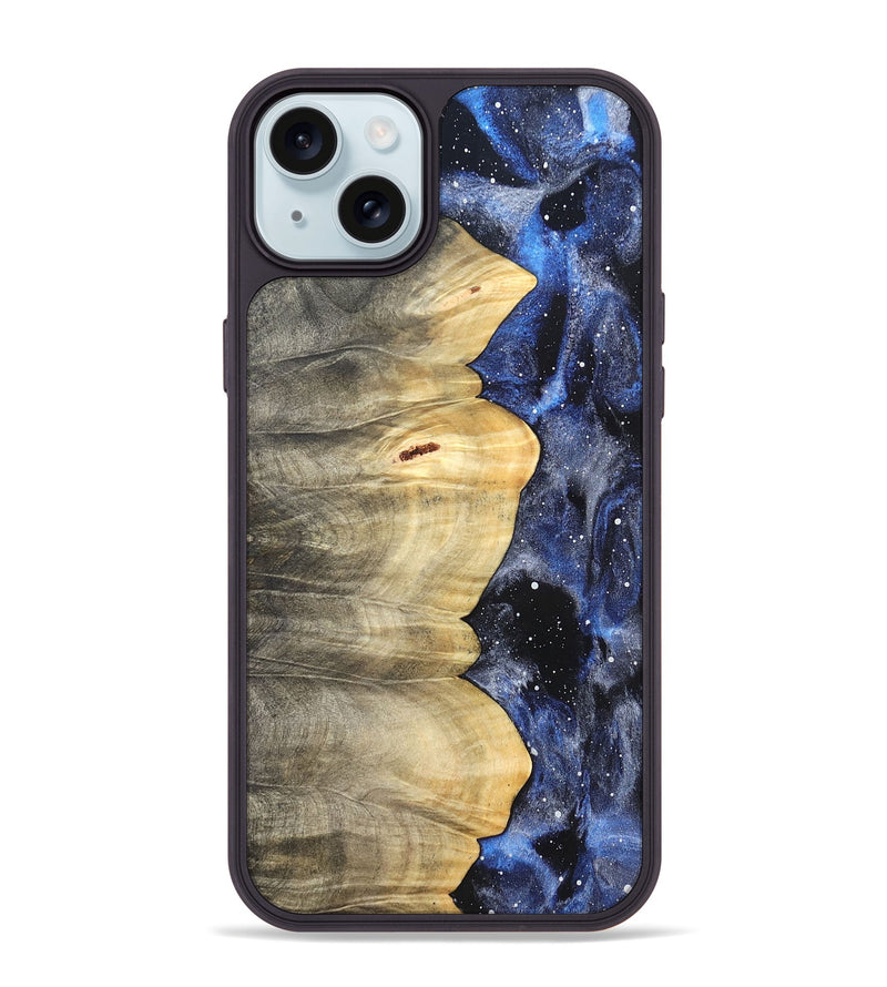 iPhone 15 Plus Wood Phone Case - Saanvi (Cosmos, 823833)