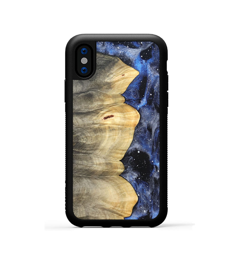 iPhone Xs Wood Phone Case - Saanvi (Cosmos, 823833)