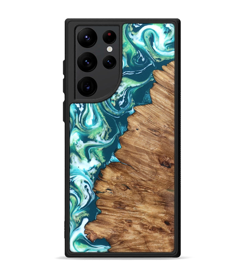 Galaxy S22 Ultra Wood Phone Case - Ricardo (Neon, 823838)