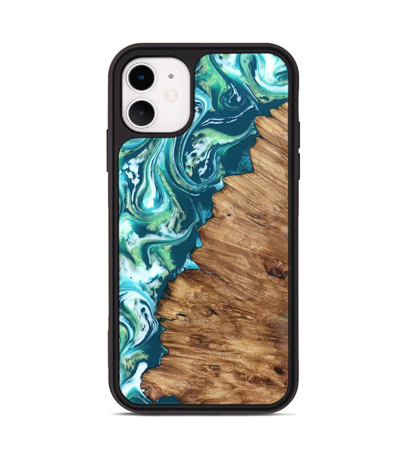 iPhone 11 Wood Phone Case - Ricardo (Neon, 823838)