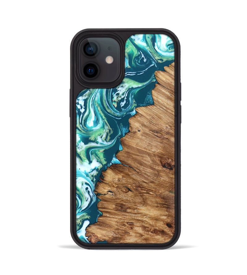 iPhone 12 Wood Phone Case - Ricardo (Neon, 823838)