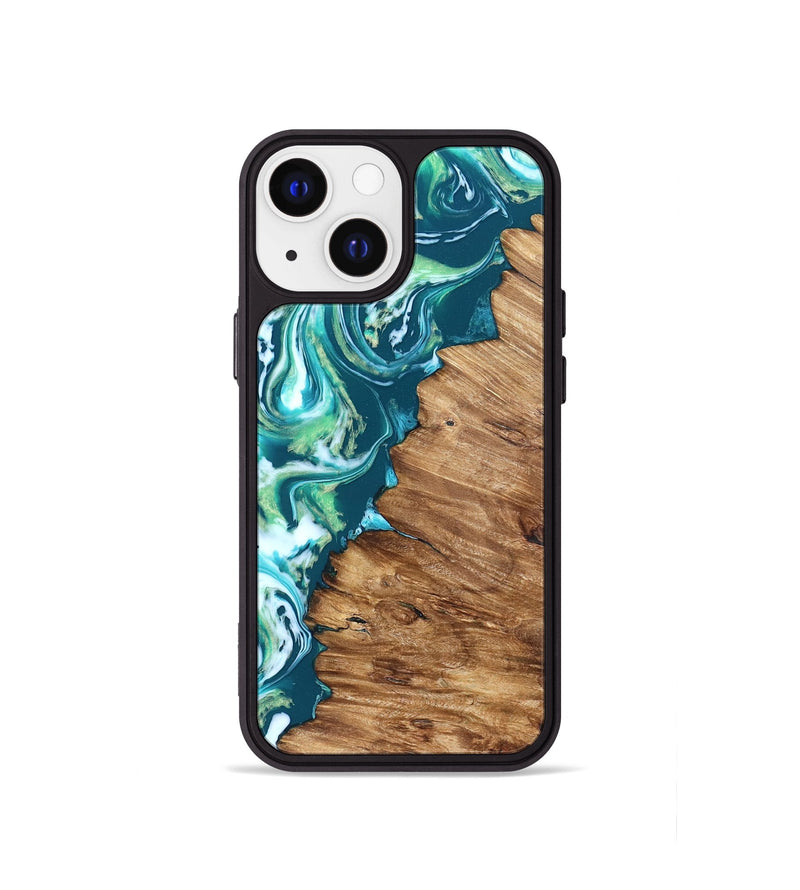iPhone 13 mini Wood Phone Case - Ricardo (Neon, 823838)