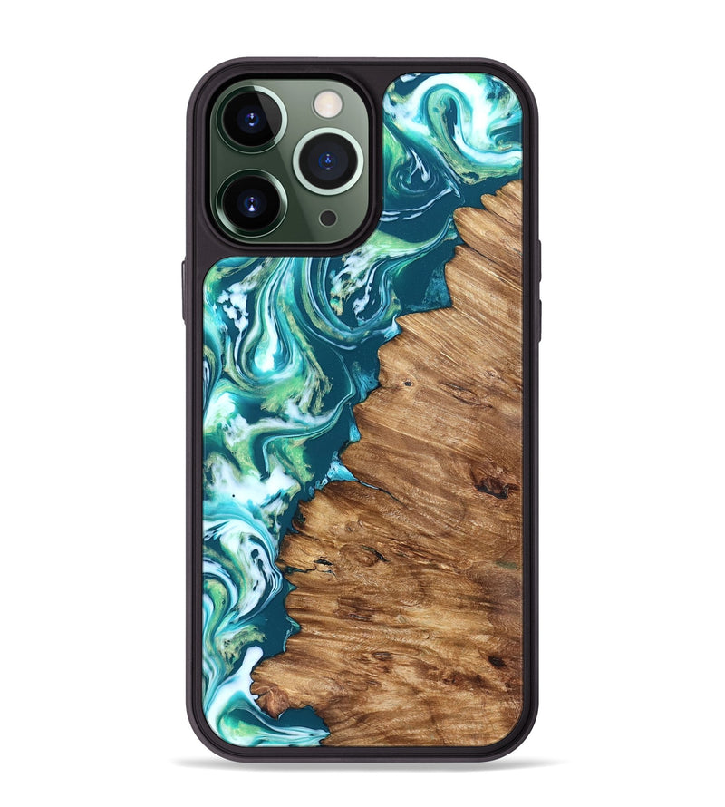 iPhone 13 Pro Max Wood Phone Case - Ricardo (Neon, 823838)