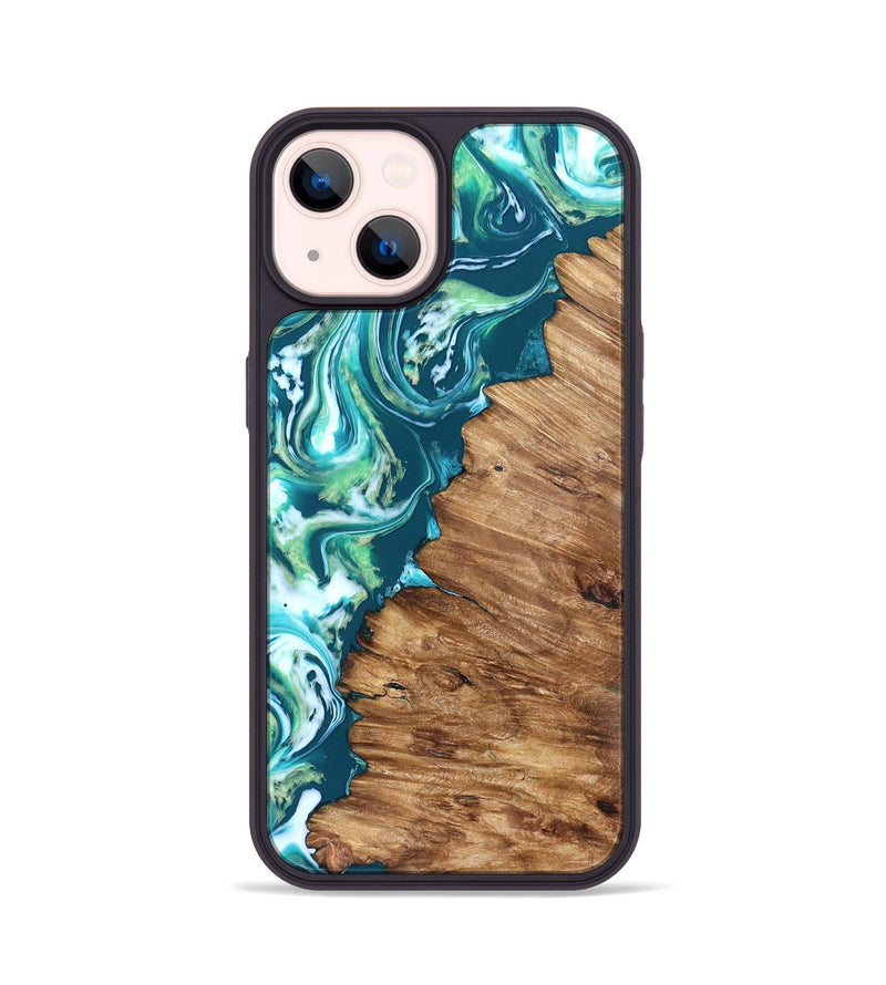 iPhone 14 Wood Phone Case - Ricardo (Neon, 823838)