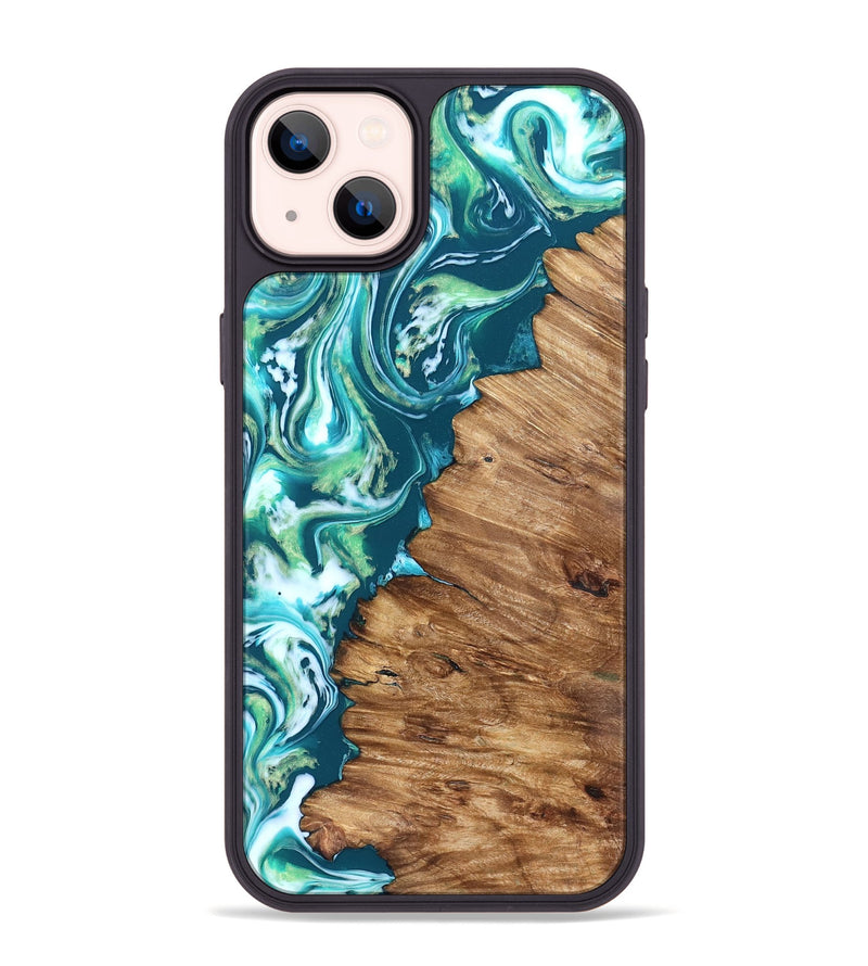 iPhone 14 Plus Wood Phone Case - Ricardo (Neon, 823838)